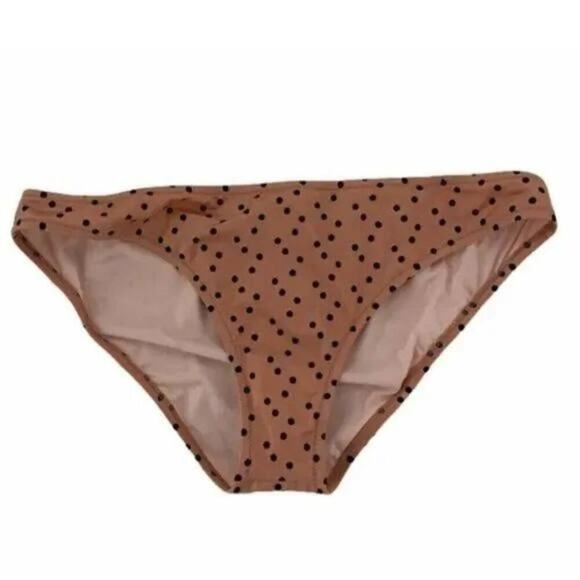 Shade & Shore Womens Sun Coast Cheeky Polka Dot Bikini Bottom Size Extra Large - Picture 4 of 6